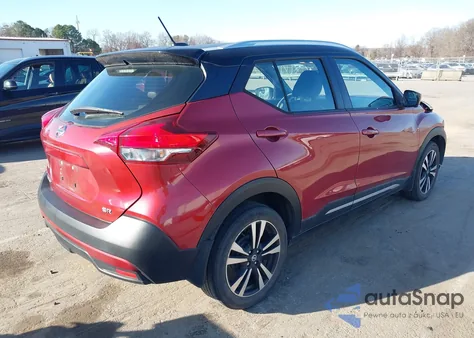 2019 Nissan Kicks Sr z USA, uszkodzony, nr VIN 3N1CP5CU2KL526322